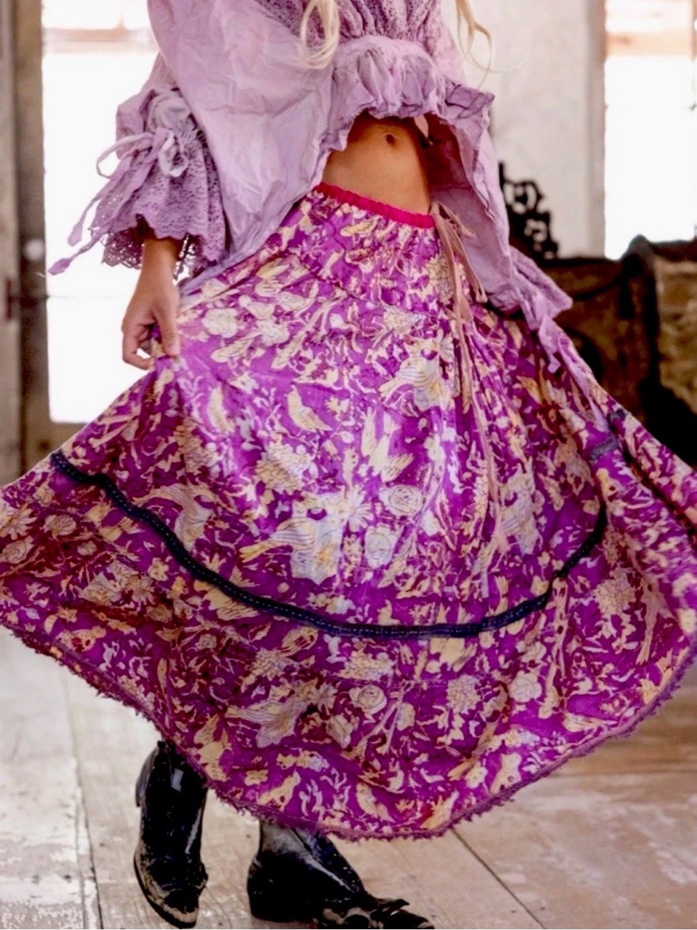 Magnolia Pearl Napali Maxi Skirt - Wildberry Pre Owned